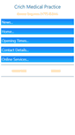Mobile Screenshot of crichmedicalpractice.co.uk